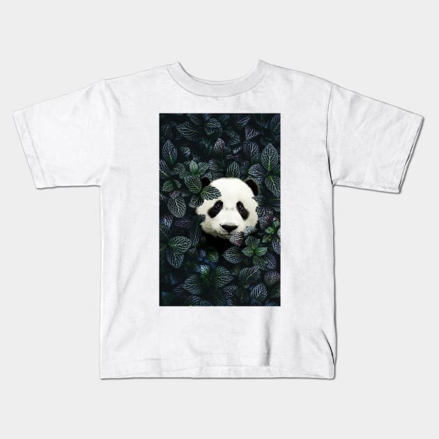 Panda Kids T-Shirt by sherifarts